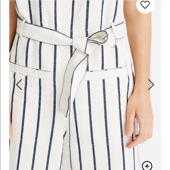 Madewell Striped Pull-On Jumpsuit - Picture 3 of 9